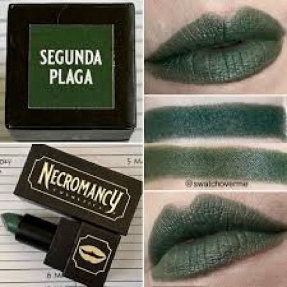 Necromancy Cosmetica Segunda Plaga Vegan Handcrafted Lipstick Imported (BNIB) - Picture 7 of 10